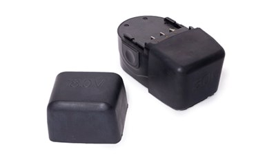 Molded Rubber Protective Cover for Cordless Battery