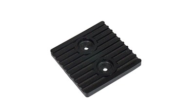 Molded Rubber Bumper Pad with Steel Plate