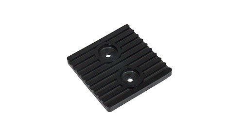 Molded Rubber Bumper Pad with Steel Plate