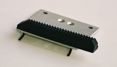 Molded Rubber Geared Bumper with Locking Grommets