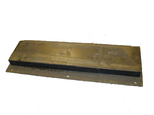 Rubber Molded to Large Steel Plate